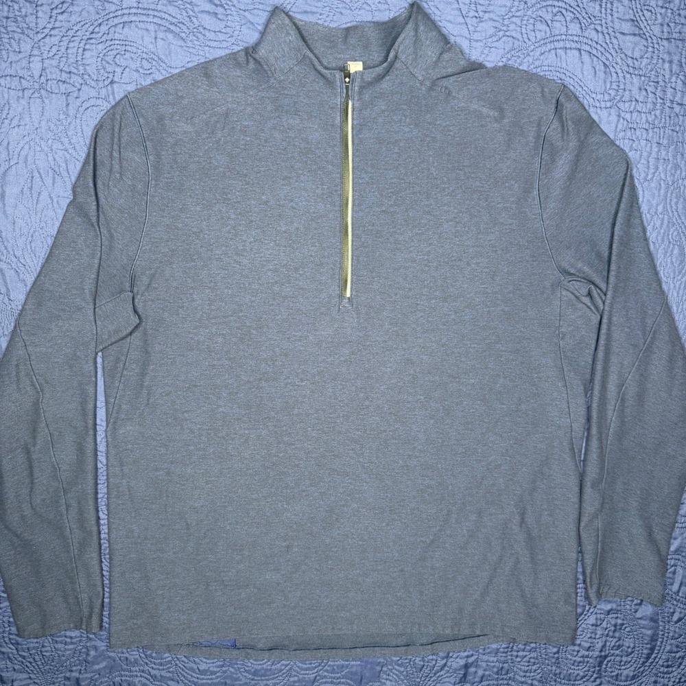 Lululemon Metal Vent Tech 1/2 Zip 2.0 Pullover Mens XXL Heathered Blue Running